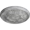 Ekena Millwork Wakefield Ceiling Medallion (Canopies up to 3 5/8"), 11 3/4"OD x 1 1/4"P, Ultra Pure White Crackle CM11WAUWC - alternate 2